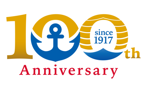 和幸マスコットキャラクターと100周年記念ロゴ